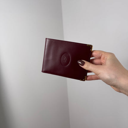 Portefeuille Cartier plat