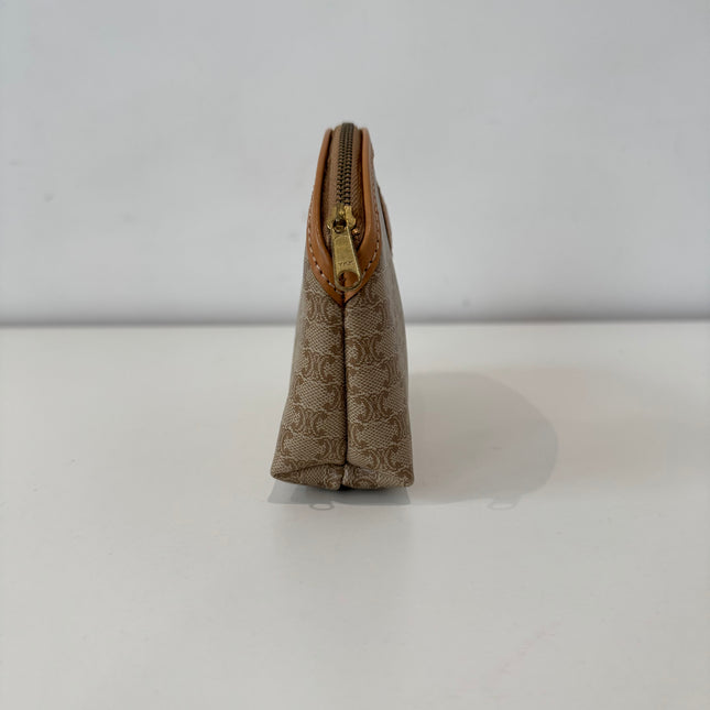 Trousse cosmétique Celine Macadam beige