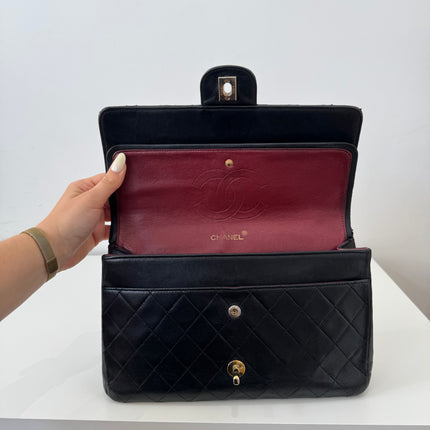 Sac Chanel Vintage Timeless 25cm Noir rabat droit