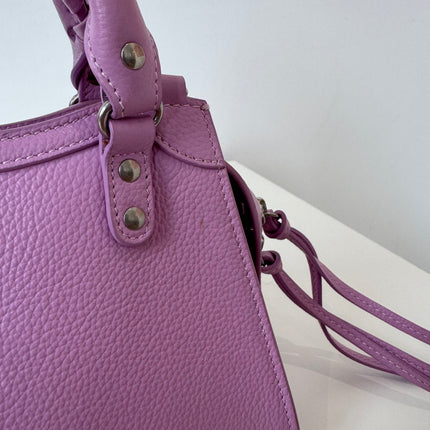 Sac Balenciaga mini neo City lilas