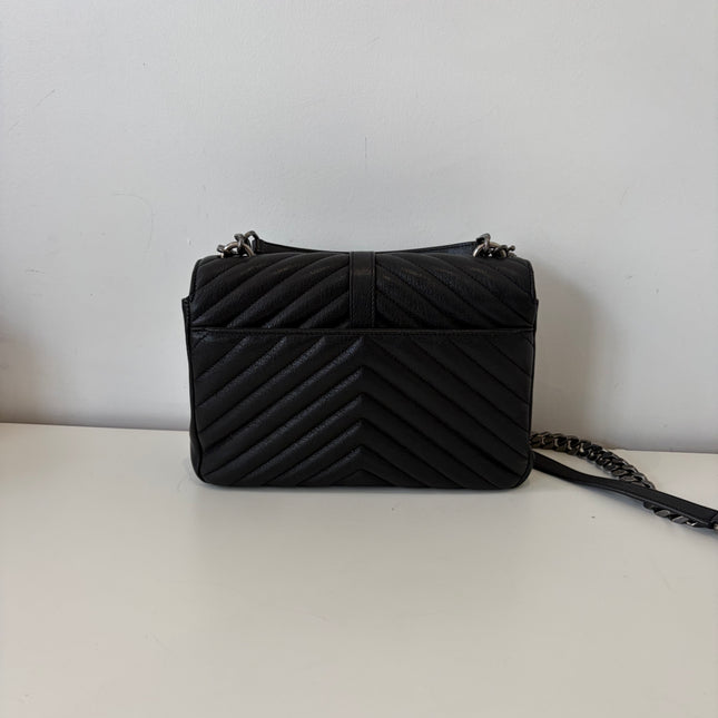 Sac Saint Laurent Collège medium noir