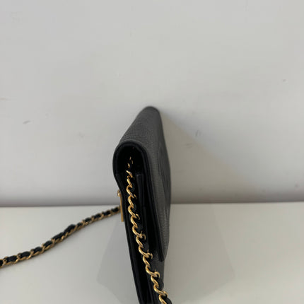 Sac Chanel Wallet On Chain Noir vintage