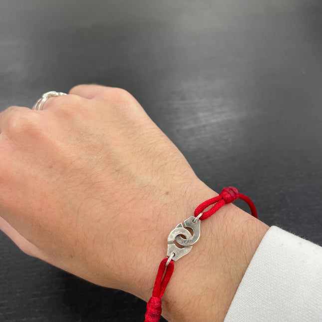 Bracelet Dinh Van Tissu Rouge