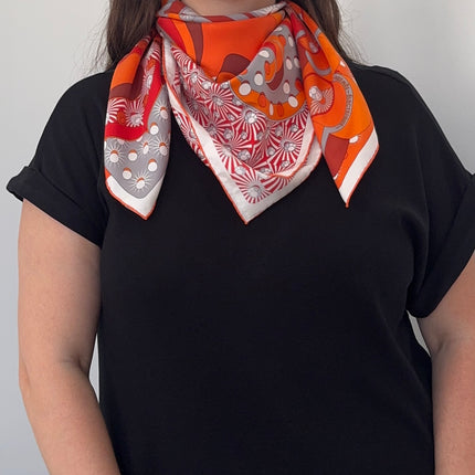 Carré Hermès Électrique 90 cm