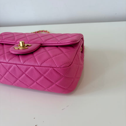 Sac Chanel Timeless Small édition limitée pearl crush rose
