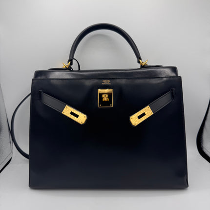 Kelly 32 Hermès Box Noir