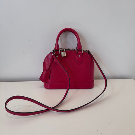 Sac Louis Vuitton BB Alma Cuir Épi Rose
