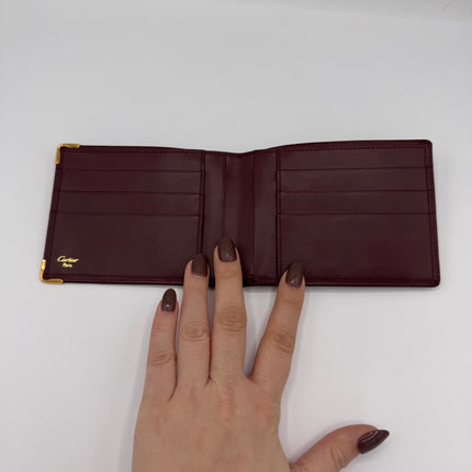 Portefeuille Cartier plat