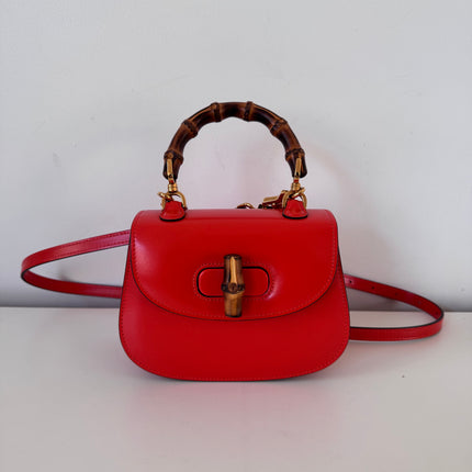 Sac Gucci Bamboo 1947 mini orange