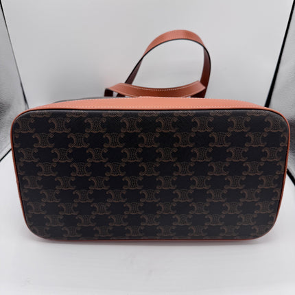 Cabas Celine Moyen Toile Triomphe