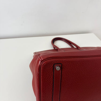 Sac Hermès Birkin 35 rouge H