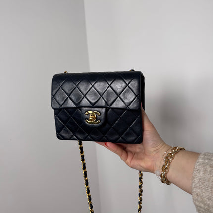 Sac Chanel Mini Square Timeless Marine