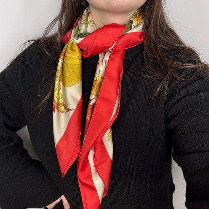 Carré Hermès Feuilles d’Automne 90 cm