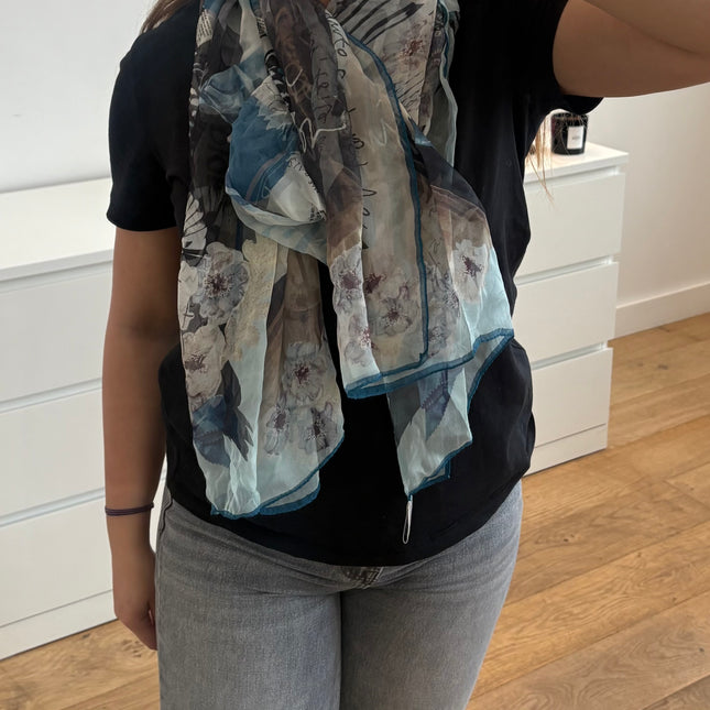 Étole Christian Dior en soie