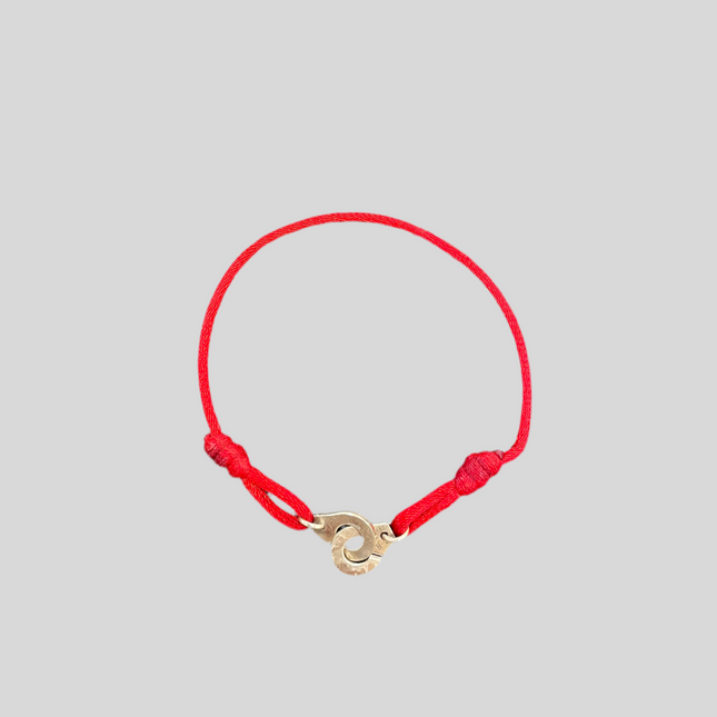 Bracelet Dinh Van Tissu Rouge