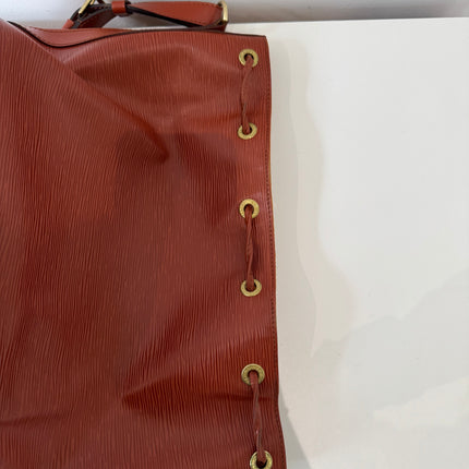 Sac Louis Vuitton Noé PM Cuir Épi Cognac