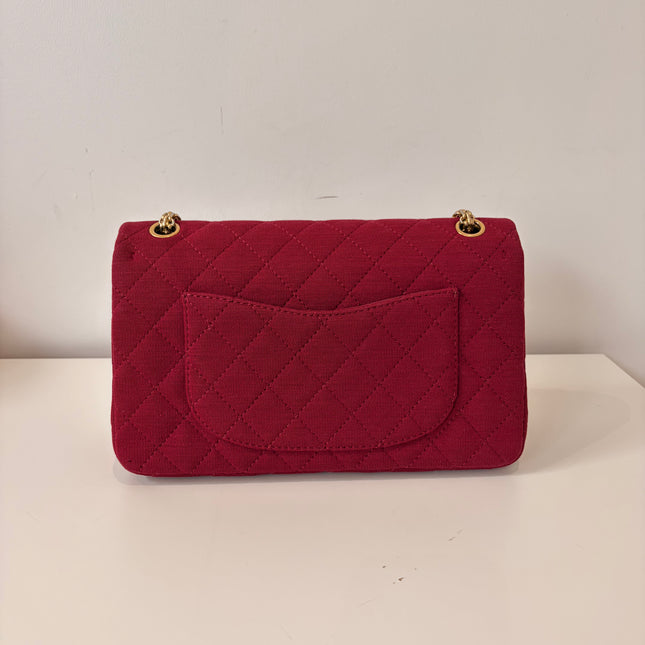 Sac Chanel 2.55 jersey framboise