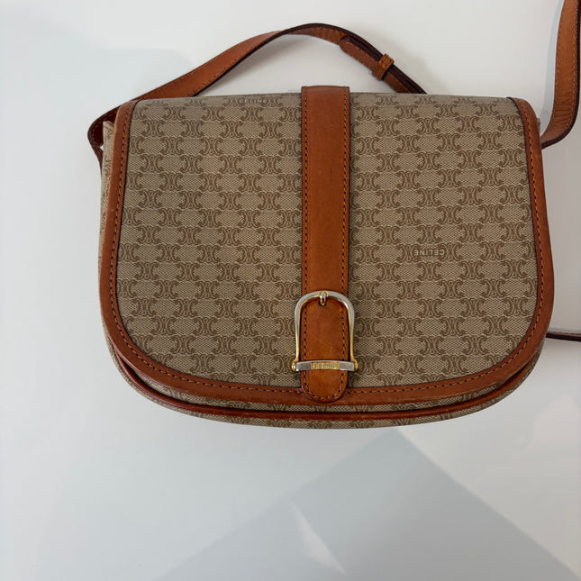 Sac Celine Macadam Beige