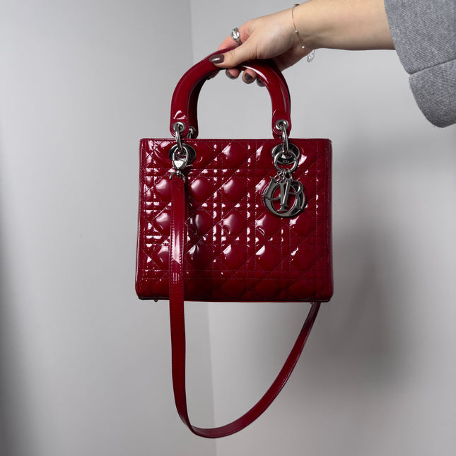 Sac Lady Dior Medium Vernis Dior