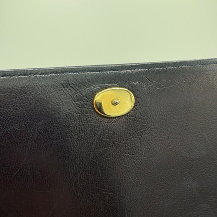 Sac Chanel Single flap marine