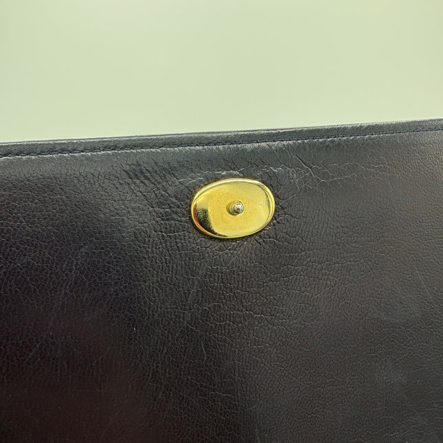 Sac Chanel Single flap marine