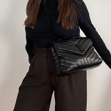 Sac Loulou Medium Saint Laurent Noir