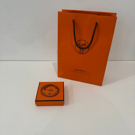 Bracelet Hermès Roulis Double Tour Gold T2