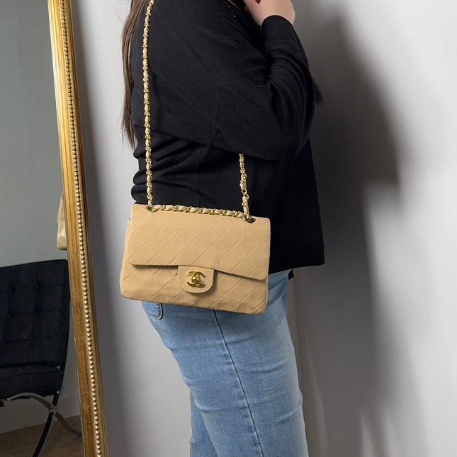 Sac Chanel Timeless 23cm Vintage Beige