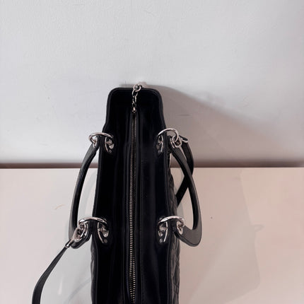 Sac Lady Dior Large bandoulière Noir