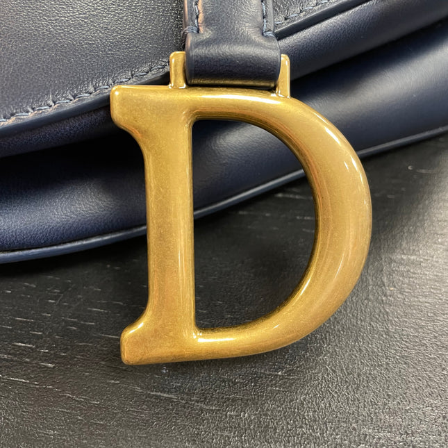 Saddle Dior Moyen Bleu