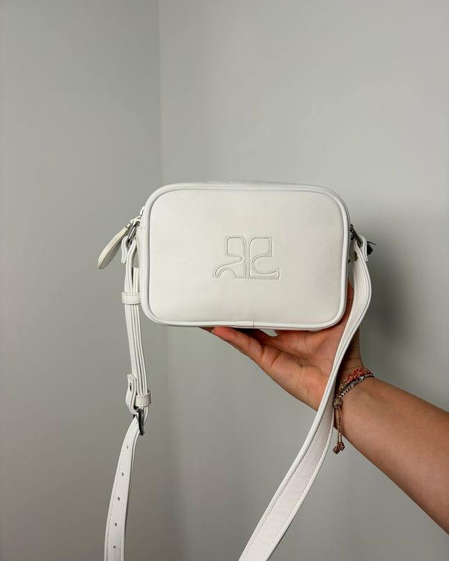 Sac Courrèges bandoulière blanc