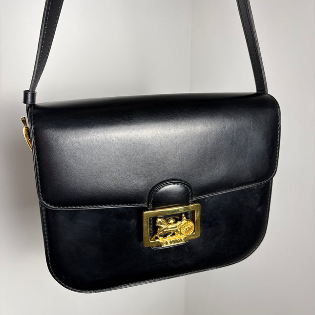 Sac Céline vintage fermoir calèche