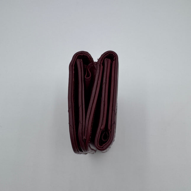 Portefeuille Balenciaga Bordeaux