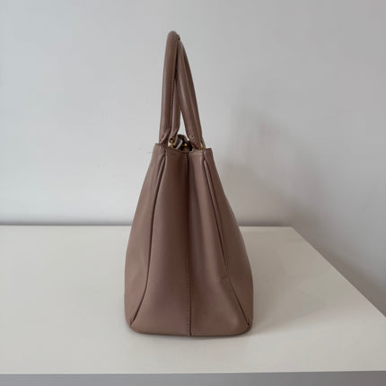 Sac Prada Galleria moyen vieux rose