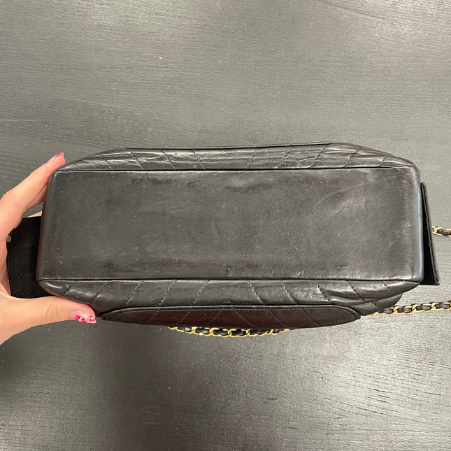 Sac Caméra vintage Chanel Noir