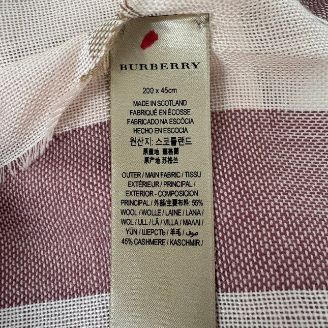 Étole Burberry 200 cm