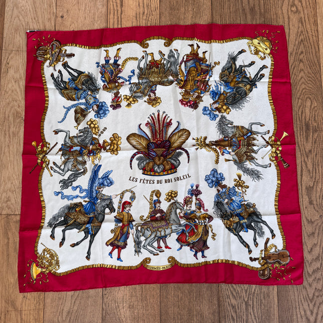 Carré Hermès Les fêtes du roi soleil