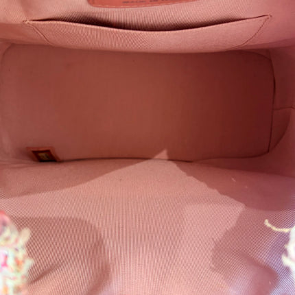 Sac à dos Chanel Gabrielle tweed rose