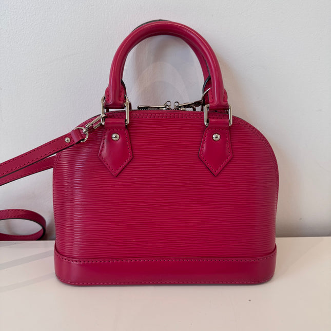 Sac Louis Vuitton BB Alma Cuir Épi Rose