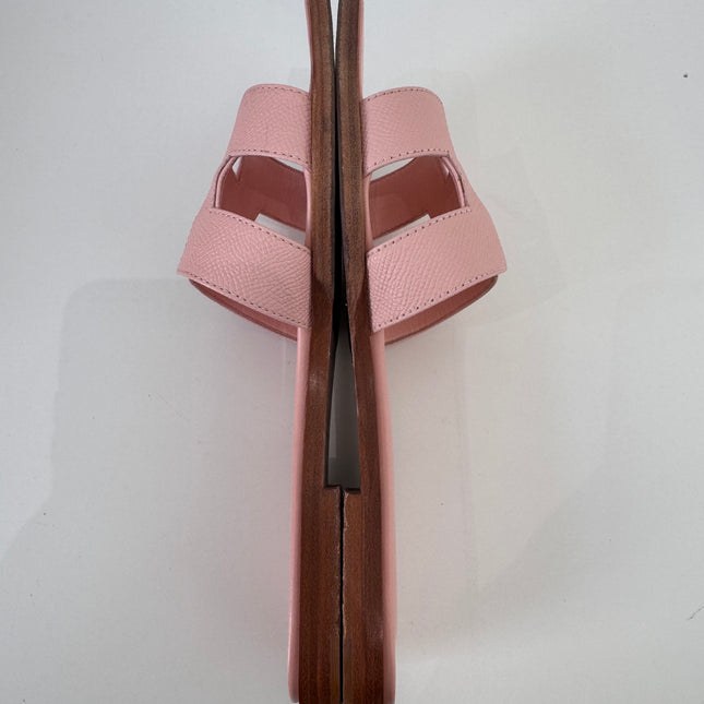 Sandales Oran Hermès Rose T37