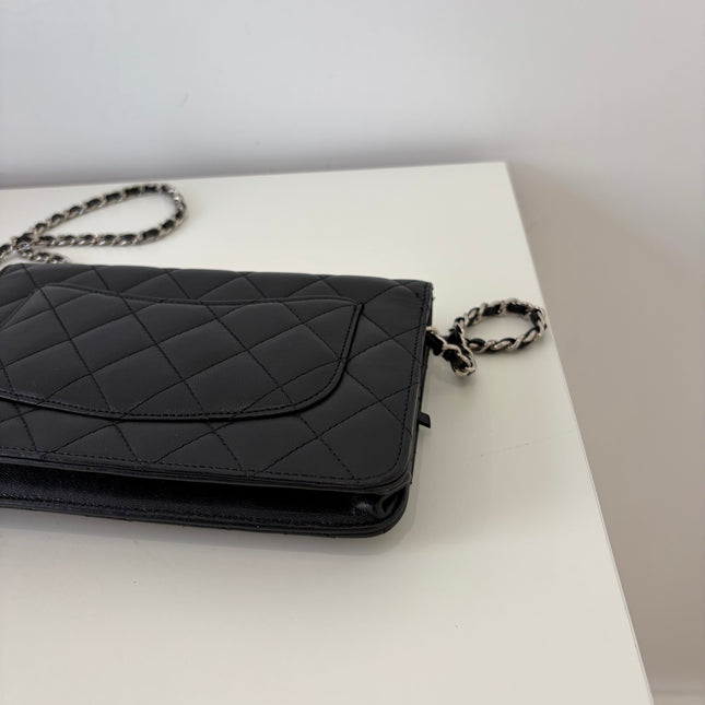 Sac Chanel Wallet on Chain classique Noir Cuir d’agneau