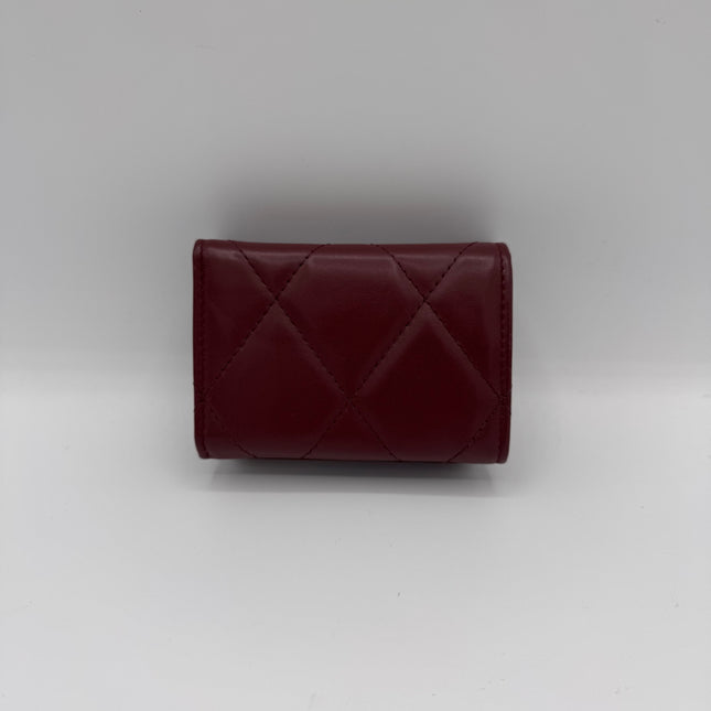 Portefeuille Balenciaga Bordeaux