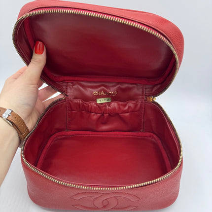 Vanity Chanel Rouge Cuir Caviar