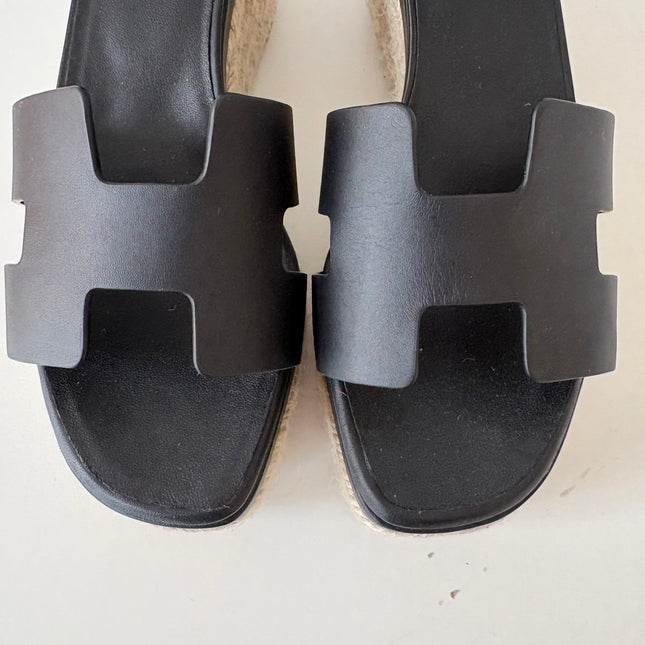 Espadrilles compensées Elda Hermès T37