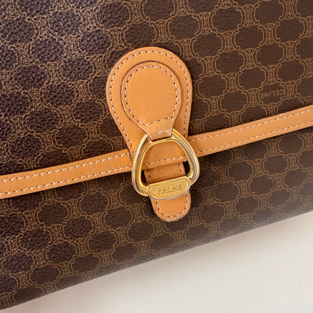 Sac Céline bandoulière toile Macadam