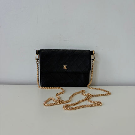 Pochette Chanel Noire CC + insert de sac