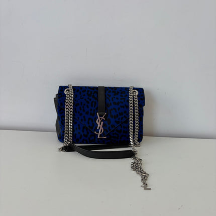 Sac Saint Laurent Collège Veau façon Poulain Bleu