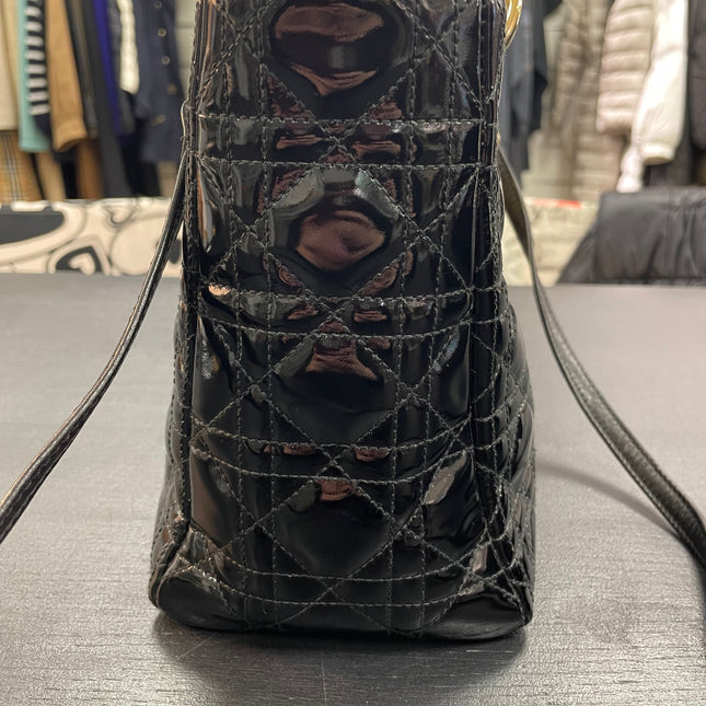 Sac Lady Dior Medium Vernis