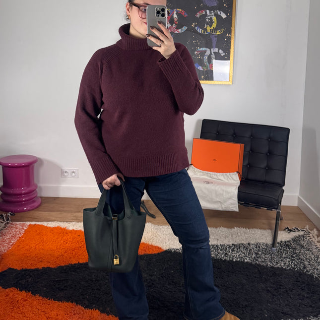 Sac Picotin 22 Hermès Vert Sapin