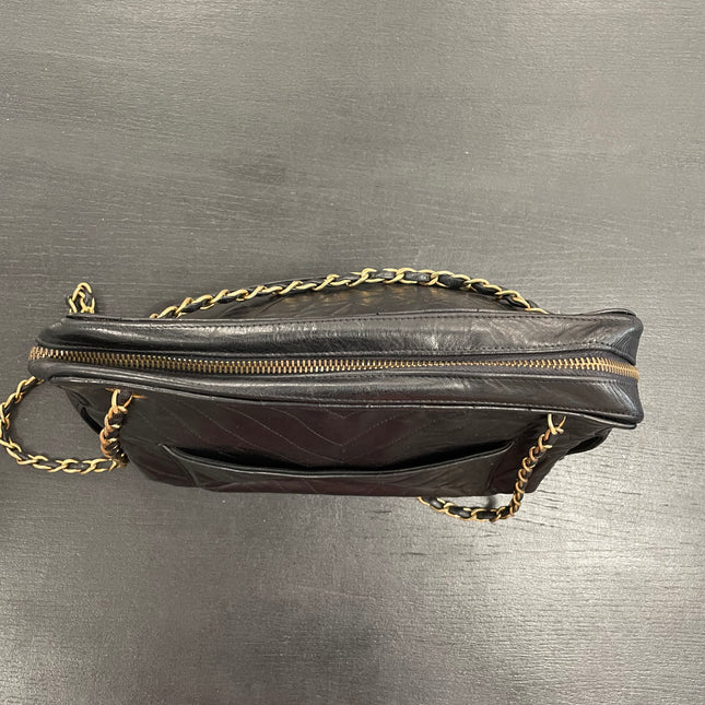 Sac Caméra vintage Chanel Noir